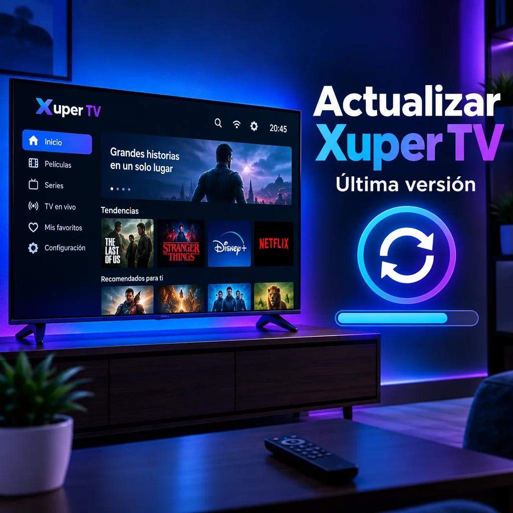 Cómo actualizar Xuper TV a la última versión